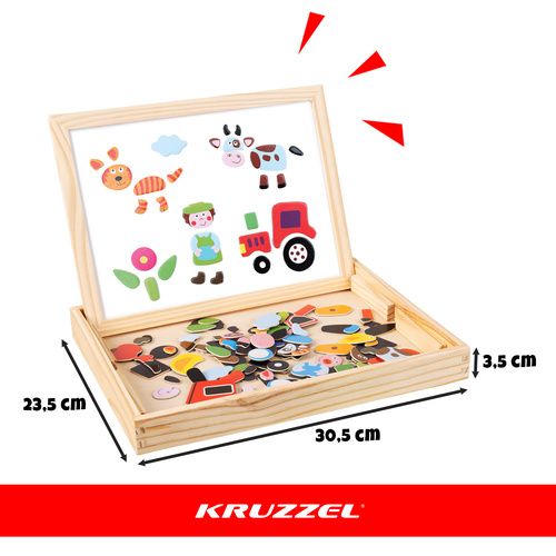 Tablica Edukacyjna Dwustronna Kruzzel 25637 na Arena.pl