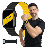 Pasek do Apple Watch 38mm 40mm 41mm S10 opaska bransoleta magnetyczny mocny