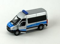 auto metalowe WELLY 1:34 PRL SPRINTER POLICJA