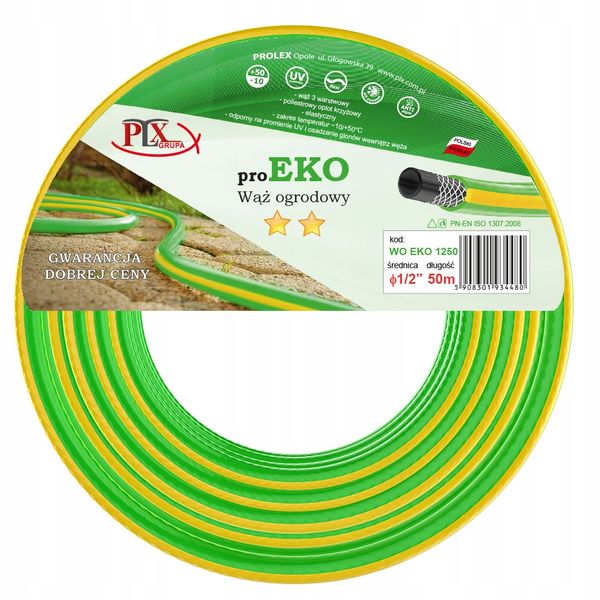 Wąż ogrodowy PROEKO 1/2" 50m zdjęcie 1