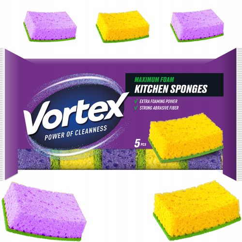 vortex gąbki kuchenne 5 szt. na Arena.pl