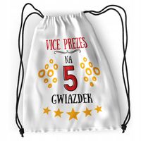 Plecak Sportowy Szkolny Vice Prezesa Worek Torba Z Nadrukiem Ze Zdjęciem