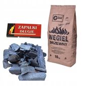 węgiel na grilla 10 kg Bieszczady grill bieszczadzki węgiel drzewny worek