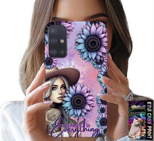 ETUI DO SAMSUNG GALAXY M31S - KOBIETA W SŁONECZNIKACH, KOBIECE WZORY na Arena.pl