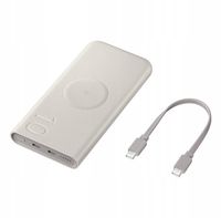 Powerbank Samsung EB-U2510 Ładowanie Indukcyjne 2x USB-C 10000 mAh Beżowy
