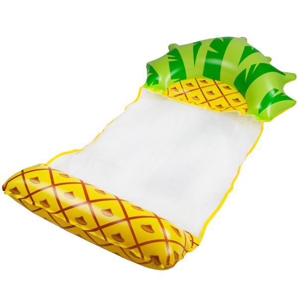 HAMAK WODNY DMUCHANY ANANAS MATERAC LEŻAK zdjęcie 8