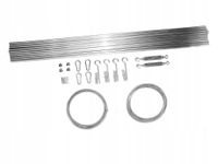 ZESTAW DO MONTAŻU ZEWNĘTRZNYCH ROLET RZYMSKICH POZIOMYCH DO MURU- MINI