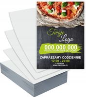 Ulotki A6 reklamowe firmowe GOTOWY PROJEKT GRATIS 100 szt