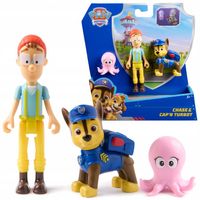 PSI PATROL 3 FIGURKI KAPITAN TURBOT OŚMIORNICZKA ZESTAW ZATOKA PRZYGÓD