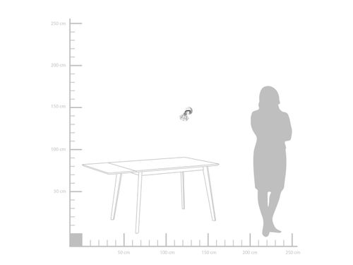 Zestaw 2 lamp ściennych srebrne ERMA na Arena.pl