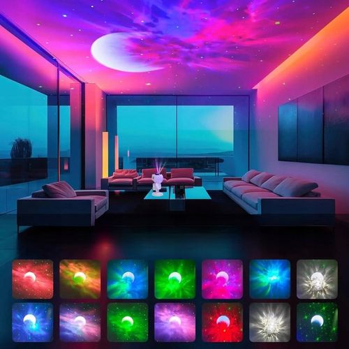 Projektor Gwiazd Astronauta Rzutnik Kosmonauta Lampka Nocna z Głośnikiem BT na Arena.pl