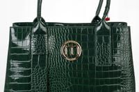 Klasyczna Zielona torba damska MIEJSKA SHOPPER Pojemna MONNARI Aktówka