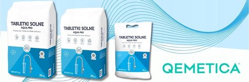 TABLETKI SOLNE ZMIĘKCZACZ WODY UZDATNIACZ SÓL 25KG QEMETICA CIECH na Arena.pl