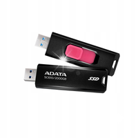 Pendrive ADATA Dysk SSD zewnętrzny SC610 2 TB USB3.2A Gen2 czarny