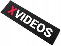 Naklejka wlepa stickers auto LOGO XVideos winylowa