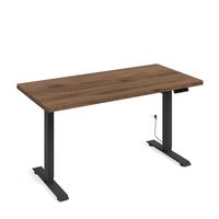 Biurko elektryczne BIMOTION 1S 140x70x3,2 73-120 cm czarny/orzech