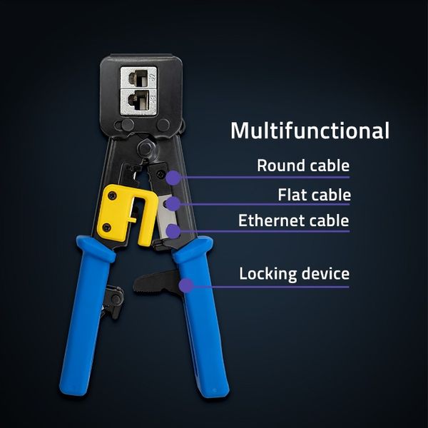 Qoltec Zaciskarka złączy modularnych z blokadą  | 8p 6p zdjęcie 4