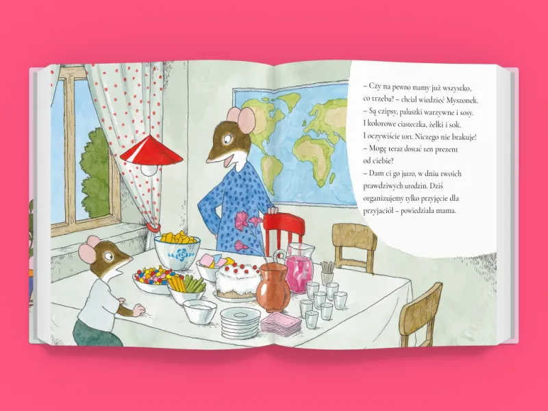 Myszonek i urodzinowy prezent zdjęcie 2