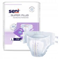SENI SUPER PLUS PIELUCHOMAJTKI DLA DOROSŁYCH L NA RZEPY 10SZT.