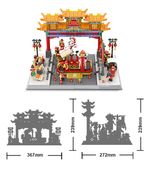 Zestaw Klocków Seria Budynki China Town 1245El.