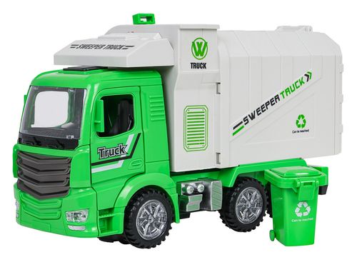 Śmieciarka Z Funkcją Świateł I Dźwięku Zielona na Arena.pl