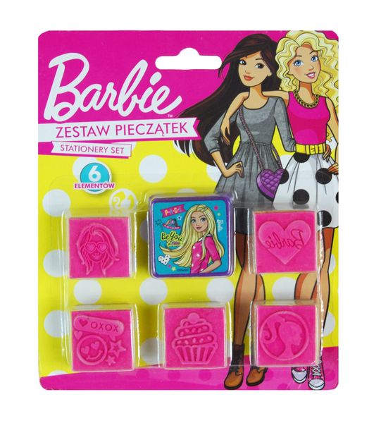 zestaw pieczątek barbie majewski zdjęcie 1