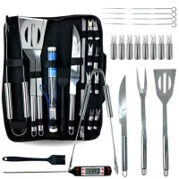 AKCESORIA DO GRILLA PRZYBORY DO GRILLOWANIA SZTUĆCE KOMPLET ZESTAW