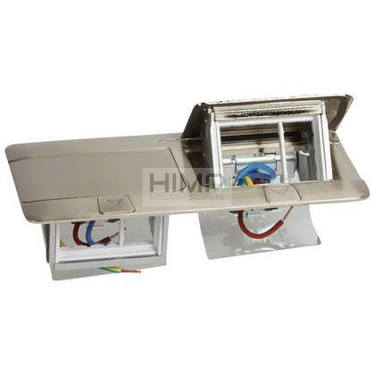 Puszka podłogowa Pop-up do wyposażenia, 6 (2x3) modułów, stal nierdzewna Legrand 054022 na Arena.pl