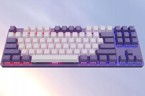 Klawiatura DARK PROJECT KD87A Fioletowo-biały na Arena.pl