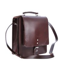 Raportówka 2-komorowa KEMER VOOC Vintage P37 Brązowa