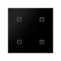 SZKLANY 4-kanałowy bezprzewodowy łącznik iNELS RFCONTROL - RFGB-40/B BLACK SHARP