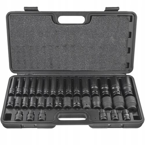 ZESTAW NASADEK UDAROWYCH 8-32 NASADKI UDAROWE 1/2 UDAR 35 ELEMENTÓW WALIZKA na Arena.pl