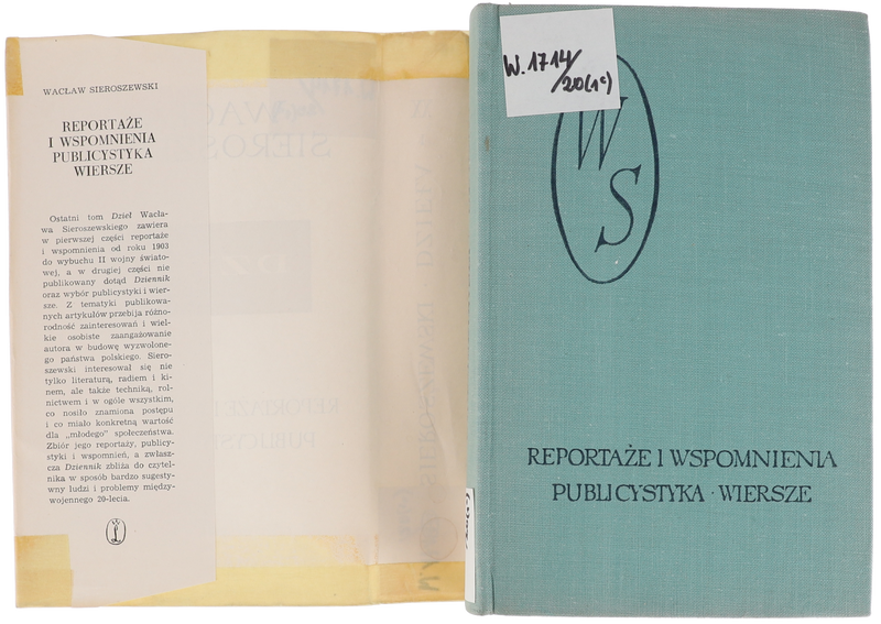 Sieroszewski Reportaże i wspomnienia DziełaXX 1963 zdjęcie 3