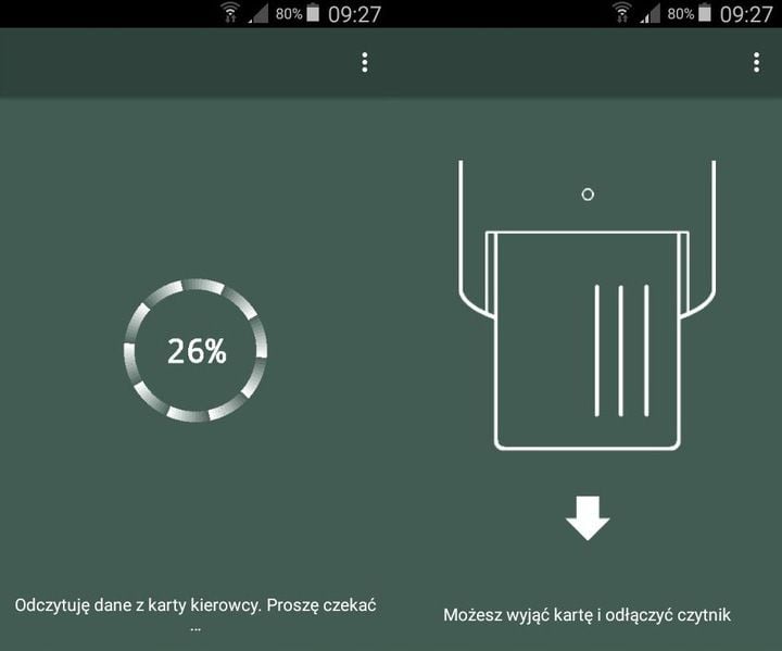 Czytnik karty kierowcy USB-C do telefonu z PROGRAMEM zdjęcie 4