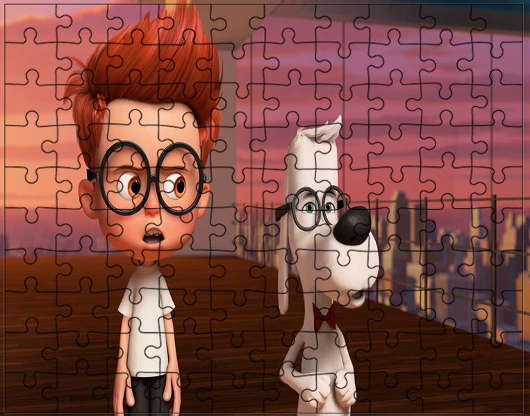 Puzzle Pan Peabody i Sherman zdjęcie 1