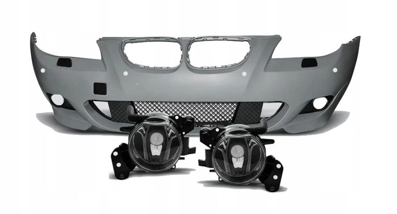 Zderzak Przedni M-PAKIET BMW E60 07-10R + Halogeny zdjęcie 1