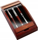 Zestaw długopis pióro wieczne nóż do listów GRAWER PREZENT dla nauczyciela