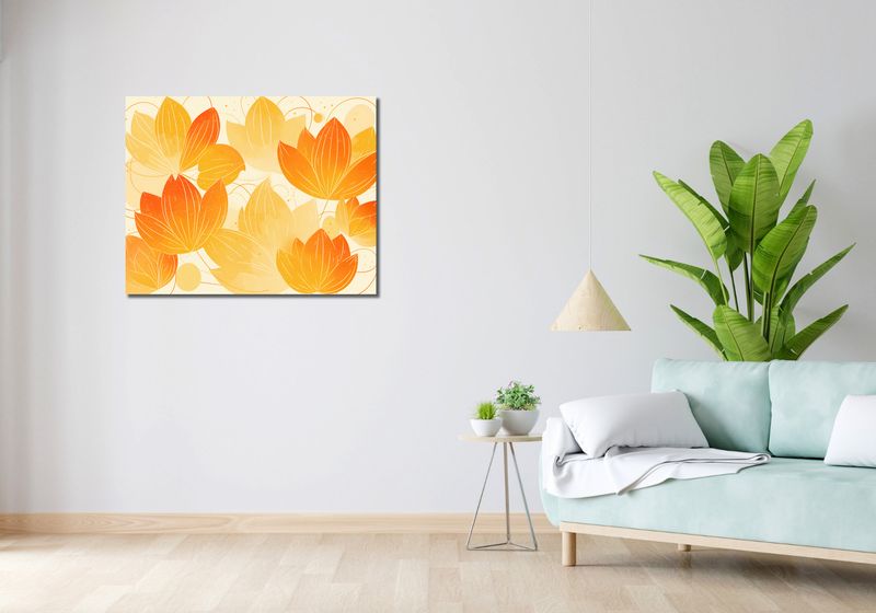 Obraz 90x70cm Jesienna Wizualizacja zdjęcie 2