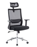 Fotel Biurowy z Wentylowanym Oparciem i Zagłówkiem Techly 105735