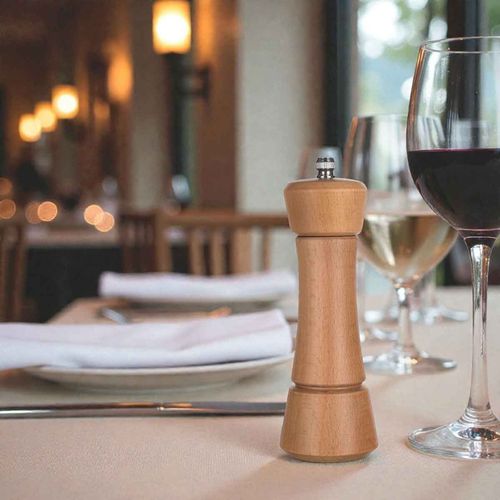 ręczny młynek do pieprzu soli z drewna dębowego banquet natural na Arena.pl