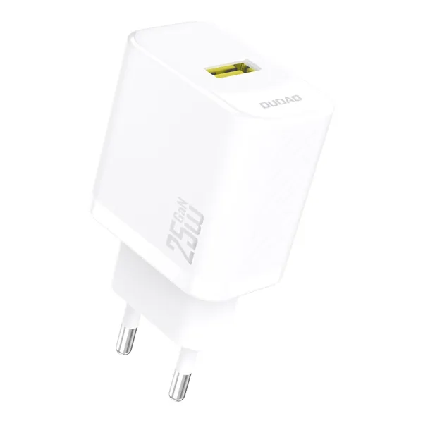 Ładowarka Dudao A27S 25W GaN USB-A - biała zdjęcie 1
