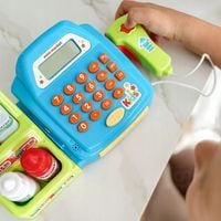 KASA FISKALNA SKLEP SUPERMARKET SKANER KALKULATOR STRAGAN AKCESORIA WOOPIE