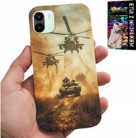 ETUI DO XIAOMI REDMI A1 - HELIKOPTER WOJSKOWY CZOŁG MILITARIA CASE