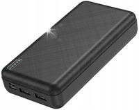 DUŻY POWERBANK 20000mAh 2xUSB microUSB USB-C