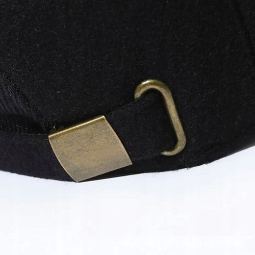 CIEPŁA CZAPKA ZIMOWA MĘSKA Z DASZKIEM SOLIDNA CHOWANE NAUSZNIKI NA ZIMĘ na Arena.pl