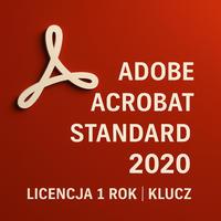 Adobe Acrobat Standard 2020 Licencja 1 ROK | Klucz |