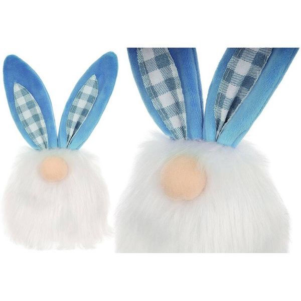 ZAJĄCZEK 18CM NIEBIESKI DEKORACJA WIOSENNA zdjęcie 1