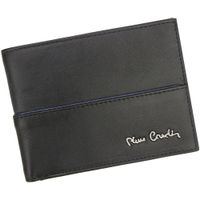 Portfel męski skórzany PIERRE CARDIN TILAK38 8806 RFID Czarno Niebieski