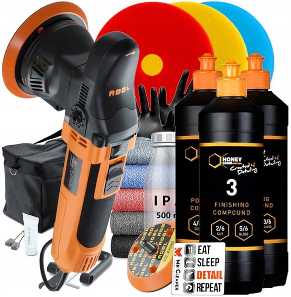 ADBL ROLLER D09125-01 POLERKA MASZYNA POLERSKA POLEROWANIE AUTA 125 MM zdjęcie 5