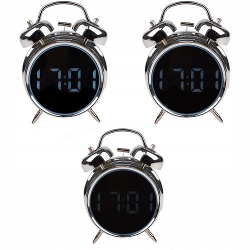 Budzik Elektroniczny Zegar Cyfrowy Retro Głośny Wyraźny Klasyk Stojący LED na Arena.pl